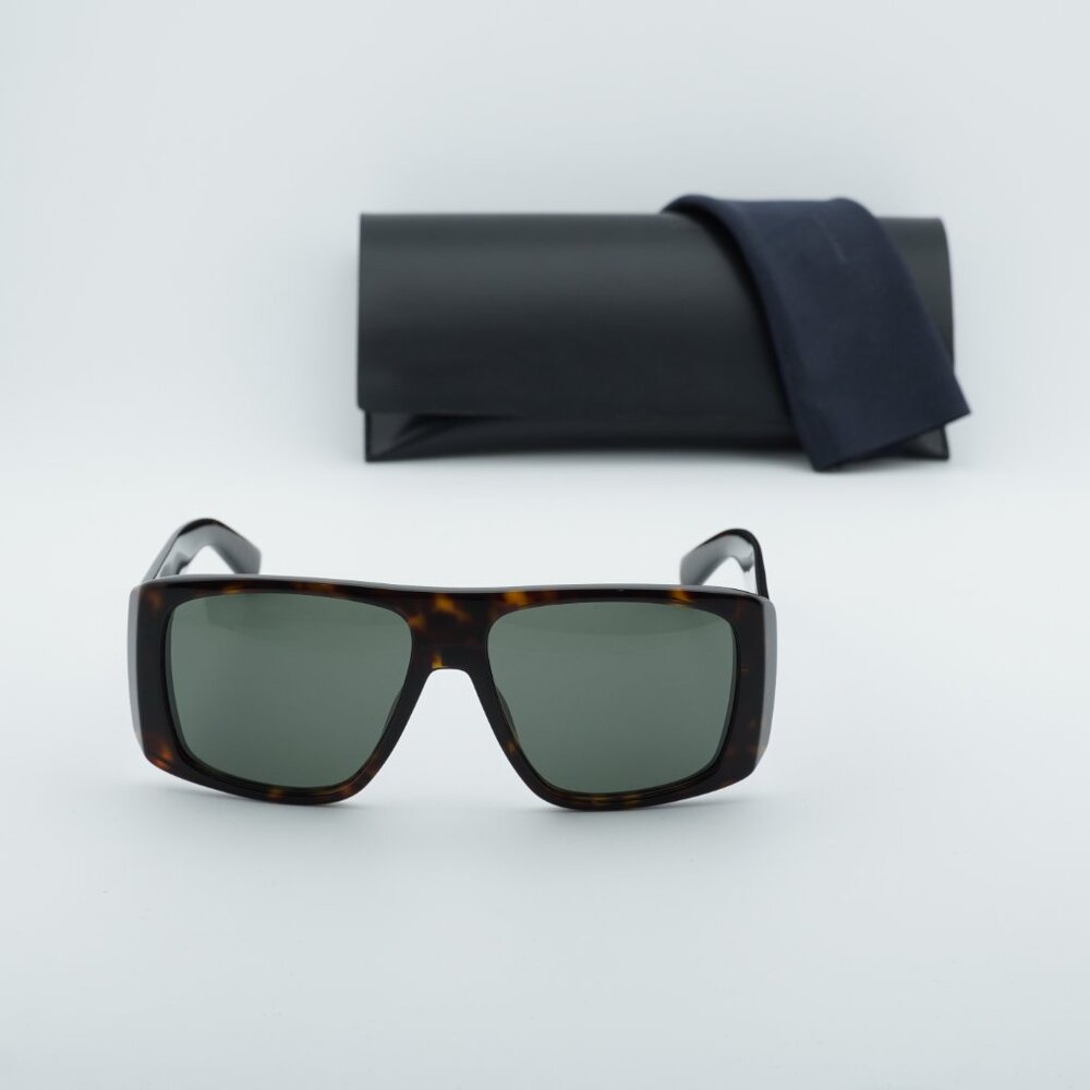 Saint Laurent SL832 002 Square Sunglasses - Havana\Grey - Picture 2 of 10